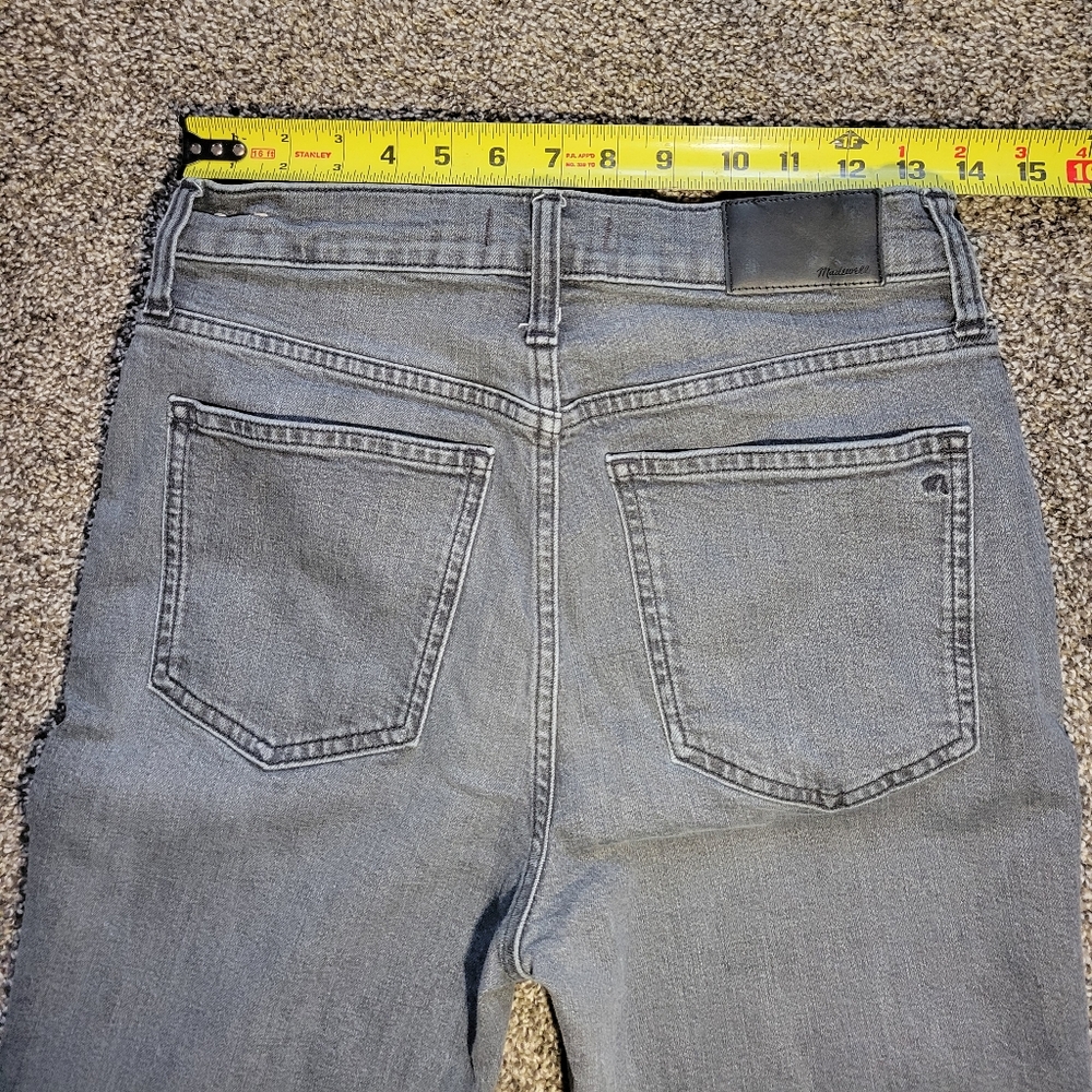 Madewell Vintage women size 27 skinny Jeans-grey - Picture 10 of 15